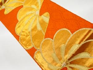 リサイクル　みやび錦立枠菊花文織出し袋帯